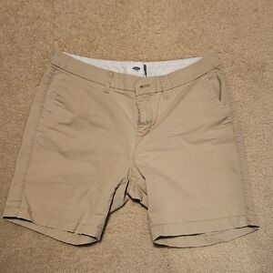 Women's Tan Bermuda Shorts